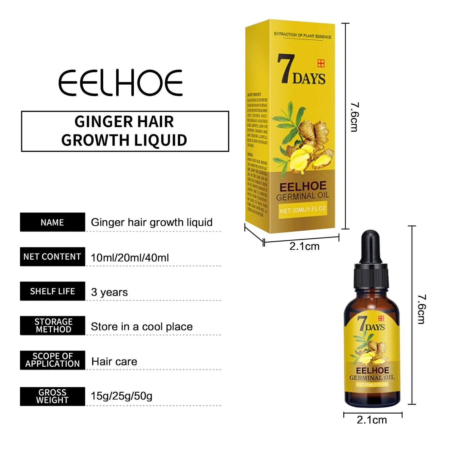 Ginger Hair Growth Oil